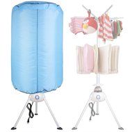 Yescom Portable Electric Clothing Dryer Rack 1000W Heater Wardrobe Drying Rack Home N11