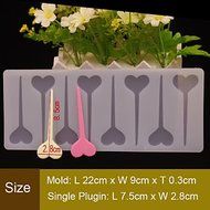 Y&amp;XL&amp;H Love Heart Arrow Shape Chocolate Plugin Mold for Cake Decoration Silicone Material N2