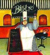 Chef at Bistro Custom Dishwasher Cover