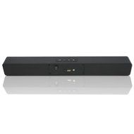 LONPOO 2.0 Ch Bluetooth Wooden Soundbar With Touch Screen Keys Support USB/AUX For LED TV/Smartphone/Computer/... N12