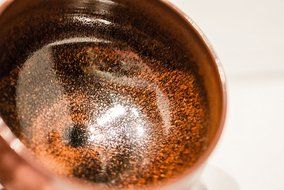 Matcha bowl chawan Hagiyaki brown-red Artist Artwork N3