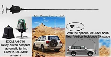 ICOM AH-740 High performance, automatic high-speed tuning antennas N2