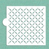 Swiss Dot Lattice Cookie and Craft Stencil CM002 by Designer Stencils