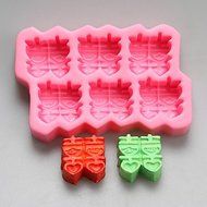 Y&amp;XL&amp;H Xi DIY Chocolate Silicone Molds,Cake Molds,Soap Molds,Decoration Tools Bakeware N10