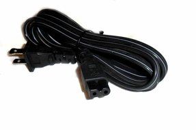 EopZol&trade; AC POWER CORD Flat Figure 8 for BOSE ACOUSTIMASS 25 SERIES II POWERED SUBWOOFER