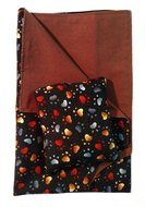 Rolls Basket Liner Microwavable, Multi Colored Hearts N4