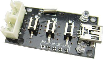 Yeeco Mini USB Audio Amplifier 5V Power Supply Power Audio Module+Audio Input Mini 2.0 with 3D Volume Adjustment N3