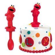 Sesame Street Elmo Spoon Cake Topper by Cake Decorating