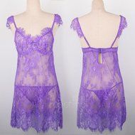 PHOTNO Women Lace Underwear Sleepwear Nightwear Dress G-String N15
