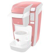 Solids Collection Pink - Decal Style Vinyl Skin fits Keurig K10 Mini Plus Coffee Makers (KEURIG NOT INCLUDED)