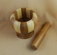 1 Pieces Mixing Bowl for Mortar &amp; Pestle Garlic Masher Spice Crusher Grain dehusking N5