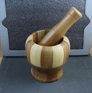 1 Pieces Mixing Bowl for Mortar &amp; Pestle Garlic Masher Spice Crusher Grain dehusking N7