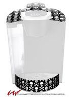 Skull and Crossbones Pattern - Decal Style Vinyl Skin fits Keurig K40 Elite Coffee Makers (KEURIG NOT INCLUDED)