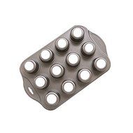 Startony Non Stick Muffin Cupcake Molds 12 Cups Baking Pan Loose Base Tray Dessert Pan Round N5