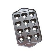 Startony Non Stick Muffin Cupcake Molds 12 Cups Baking Pan Loose Base Tray Dessert Pan Round N6
