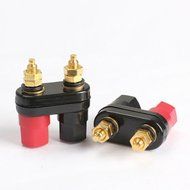 Angelduck 10pcs Terminal Binding Post Power Amplifier Dual 2-way Banana Plug Jack N4