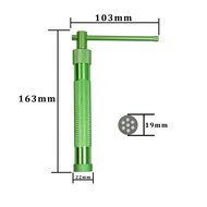 Highfine 20pcs Paste Extruder Clay Sugar Craft Fondant Cake Gun Cake Sculpture Decor N4