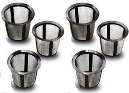 Reusable K Cup Filter Master Set - Includes 3 Holders &amp; 6 Mesh Filter Baskets - Fits B30 B40 B50 B60 B70 K10 K45... N3