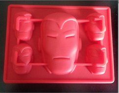 Ironman the Avengers Silicone Candy Mold Chocolate Mini Cake Pan N2