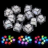 LUCKSTAR&reg; Simulation Ice Cube, 12PCs Plastic Multi-Color Luminous Ice Cube with Colorful Light for Halloween Party... N2