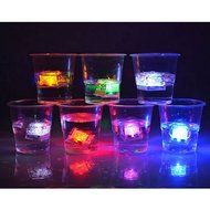 LUCKSTAR&reg; Simulation Ice Cube, 12PCs Plastic Multi-Color Luminous Ice Cube with Colorful Light for Halloween Party... N3