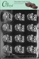 Cybrtrayd A033 Puppies Animal Chocolate Candy Mold, Bite Size