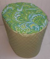 Quilted Green Blue Paisley Keurig Coffee Brewing Systems Cover (K2.0 K200 &amp; K250, Navy Blue) N7