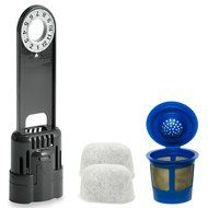 Replacement Keurig Water Filter Starter Kit with 2 Water Filters and K-Cup Coffee Filter
