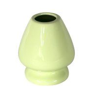 KENKO - Matcha Whisk (Chasen) + Whisk Stand - GREEN - Ceramic Holder for Bamboo Matcha Chasen - Best Japanese...