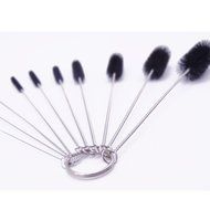Maveek 8.2" Inch Black Nylon Tube Brush Pipe Cleaning Brushes,Set of 10 N8