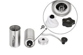 Jovs Best Premium Burr Conical Grinder for Manual Use - Professional Portable Hand Coffee Bean Mill of Stainless... N5