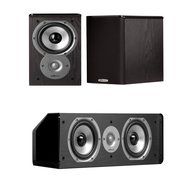 Polk Audio TSi100 Bookshelf Speakers (Pair) With A Polk Audio CS10 Center Channel Speaker Bundle!