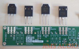 Mosfet pure class A amplifier thick PCB turbo V2 partial kit