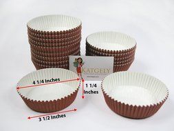 Katgely Extra Thick Round Paper Mold (Pack of 100) N2