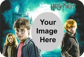 1/4 Sheet ~ Harry Potter Photo Frame Birthday ~ Edible Image Cake/Cupcake Topper!!!