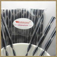 Heavy duty - 40pcs 6 in x 7/32 Acrylic Sticks For Cake Pops or Candy Apple (Clear Bubble) N7