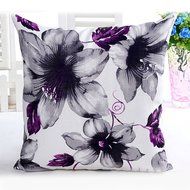 Beautyvan Comfortable Flowers Pattern Sofa Bed Home Decor Pillow Case (Blue) N2