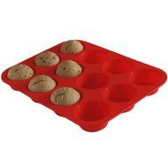 Le Silicone - 12 Cup Nonstick Muffin Cupcake Pan