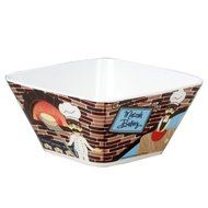 Matzah Bakery Design Passover Square Melamine Bowl