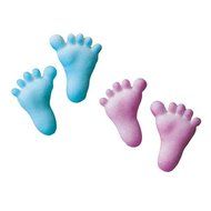 16 Count- Baby Feet Dec-ons