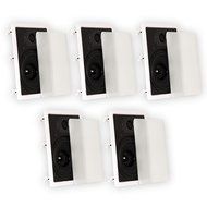 Theater Solutions TSS8W In Wall 8" Speakers Surround Sound Home Theater Deluxe 5 Speaker Set TSS8W-5S
