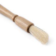 Easehold Coffee Grinder Cleaning Brush for Powder Leftover with Wood Handle Natural Bristles Head N4