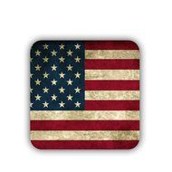 Generic Mdf Material Have Flag Cup Mat Unique N4