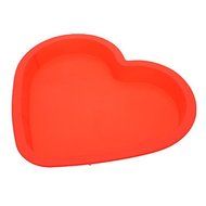 Sher Sweet Heart Shaped Silicone Cake Pizza Mould (Random Color) N2