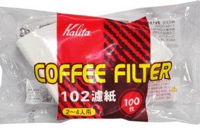 Kalita Paper Coffee Filter 102 Size White 100 sheets N2