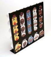 The Cupboard Caddy, Compatible with Keurig K-cup Size Pods, Premium Storage Dispenser, Holder &amp; Stand N6
