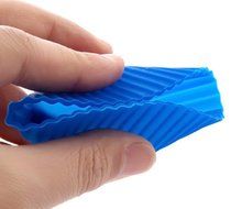 C-Pioneer Soft Silicone Cake Muffin Chocolate Cupcake Bakeware Baking Cup Mold Pack of 12PC N7
