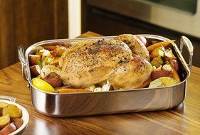 Le Creuset Tri-Ply Stainless Steel Roasting Pan N7