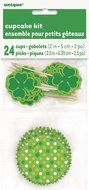 Shamrock Saint Patrick&#039;s Day Cupcake Kit for 24 N2