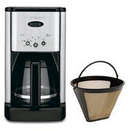 Cuisinart DCC-1200 Brew Central 12 Cup Programmable Coffeemaker Gold Tone Filter Bundle Includes: DCC-1200 Brew...